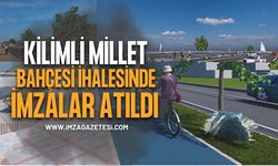 Kilimli Millet Bahçesi İhalesinde İmzalar Atıldı: Proje Mustafa Öztürk’e Emanet