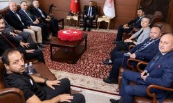 Vali Osman Hacıbektaşoğlu’ndan Kamu-Sen Heyetine Kabul