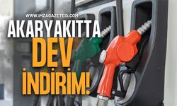 Akaryakıtta Dev İndirim!
