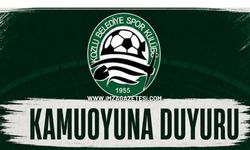 Kozlu Belediyespor’dan Transfer Açıklaması: Şeffaf ve İlkeli Duruşumuzdan Taviz Vermeyiz