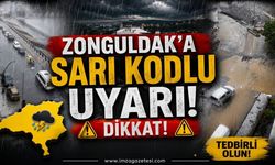 Zonguldak’a Sarı Kodlu Uyarı! Dikkat!