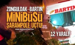 Bartın-Çaycuma Yolunda Feci Kaza: Yolcu Minibüsü Şarampole Uçtu!