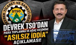 Devrek TSO'dan Para Toplanma ve Ağaç Kesimine "Asılsız iddia" Açıklaması!