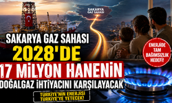 Sakarya Gaz Sahası 2028'de 17 Milyon Hanenin Doğalgaz İhtiyacını Karşılayacak