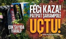 Ereğli'de Feci Kaza: Fındık İşçilerini Taşıyan Patpat Şarampole Uçtu!