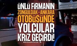 Kamil Koç Firmasının Zonguldak-Ankara Seferinde Yolcular Sinir Krizi Geçirdi!