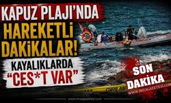 Kapuz Plajı'nda Hareketli Dakikalar! Kayalıklarda "Ces*t Var"
