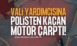 Polisten Kaçan Motosikletli Vali Yardımcısına Çarptı!