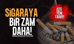 Sigaraya Bir Zam Daha! İşte Yeni Tarife!