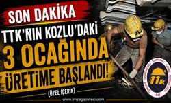Son Dakika! TTK’nın Kozlu’daki 3 Ocağında Üretime Başlandı!