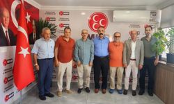 İnamiye Vakfı Heyetinden MHP İl Başkanı Orhan Korkmaz’a Ziyaret