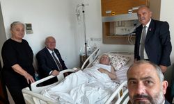 Erkmen’den Ahmet Cinel’e Hastanede Ziyaret