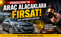 Zonguldak'ta Araç Alacaklara Fırsat! Açık Artırmaya Çıkıyor!