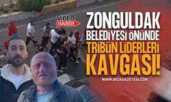 Zonguldak Belediyesi Önünde Kavga: Tribün Liderleri ve Belediye Personeli Birbirine Girdi!
