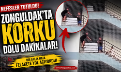 Zonguldak'ta Korku Dolu Dakikalar!