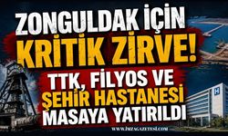 Zonguldak İçin Kritik Zirve! TTK, Filyos ve Şehir Hastanesi Masaya Yatırıldı