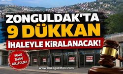 Zonguldak’ta 9 Dükkan İhaleyle Kiralanacak!
