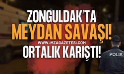 Zonguldak'ta Meydan Savaşı Çıktı: İki Grup Arasında Kavga!