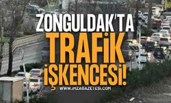 Zonguldak'ta Trafik Çilesi Vatandaşı Bezdirdi!