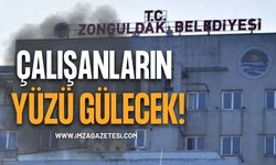 Zonguldak Belediyesi Çalışanlarının Yüzü Güldü!
