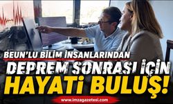 BEUN'lu Bilim İnsanlarından Deprem Sonrası İçin Hayati Buluş!