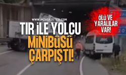 Tır ile Yolcu Minibüsü Çarpıştı. Ölü ve Yaralılar Var