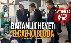 Bakanlık Heyeti Çaycuma’da. Elcab Kablo’nun Üretimi Yerinde İncelendi