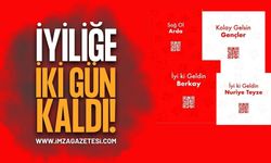 Bir Çatı Oluşturuluyor İyiliğe İki Gün Kaldı!