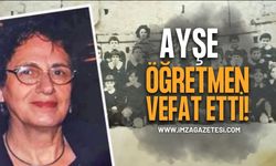 Mithatpaşa İlkokulu'nun Efsane İsmi Ayşe Bulut Hayatını Kaybetti