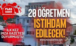 İlk Kez İmza Gazetesi Duyurmuştu: Zonguldak'ta 20 Öğretmen İstihdam Edilecek!