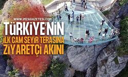 Türkiye'nin İlk Cam Seyir Terasına Ziyaretçi Akını