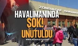 Zonguldak Havalimanı’nda Şok! Unutuldu