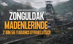 Zonguldak Madenlerinde 2 Bin 56 Yabancı Uyruklu İşçi!