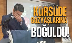 Kürsü de Ağlayarak Konuştu