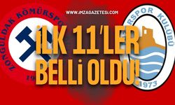 Zonguldakspor Futbol Kulübü ile Pazarspor İlk 11’leri Belli Oldu!