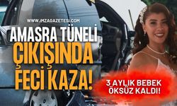 Amasra Tüneli Çıkışında Feci Kaza