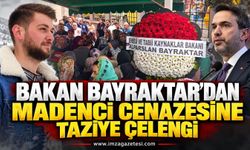 Enerji Bakanı Bayraktar’dan Madenci Ufuk Demir'in Cenazesine Taziye Çelengi