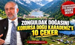Vatandaşlardan ZTSO Başkanı Demir'e Destek: "Zonguldak Doğasını Korursa Doğu Karadeniz'e 10 Çeker"