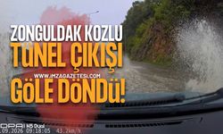 Zonguldak Kozlu Tünel Çıkışı Göle Döndü
