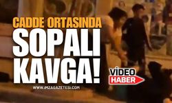 Karabük'te Cadde Ortasında Sopalı Kavgada 1 Kişi Yaralandı