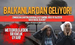 Balkanlardan Geliyor! Meteoroloji’den 60 KM’lik Uyarı!