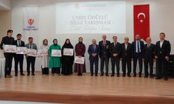 Umre Ödüllü Bilgi Yarışmasında Ödülleri Takdim Edildi