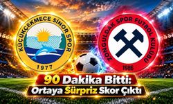 Zonguldakspor-Küçükçekmece Sinopspor Maçı Sonucu... 90 Artı 5'de Şok