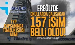 Zonguldak Karadeniz Ereğli İŞKUR TYP Kura Sonuçları Açıklandı: 157 Temizlik Görevlisi Tam Liste