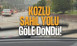 Kozlu Sahil Yolu Göle Döndü