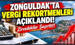 Zonguldak’ta Vergi Rekortmenleri Açıklandı! Zirvedekiler Şaşırttı!!