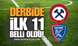 Zonguldakspor, Karabük İdman Yurdu'nu Ağırlıyor: İlk 11'ler Belli Oldu