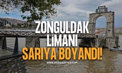 Zonguldak’ta Sağanak Sonrası Liman Sarıya Boyandı!