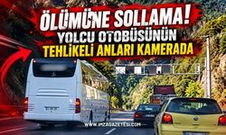 Karabük-Yenice Yolunda Tehlikeli Sollama Kamerada!