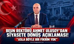 BEUN Rektörü Ahmet Ulusoy'dan Siyasete Dönüş Açıklaması "Asla Böyle Bir Fikrim Yok"
